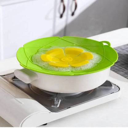 26CM Heat Resistant Silicone Pot Lid Multi-Purpose Kitchen Splash Guard Pot Lid Steamer Lid Cooking Tools Kitchen Cooker