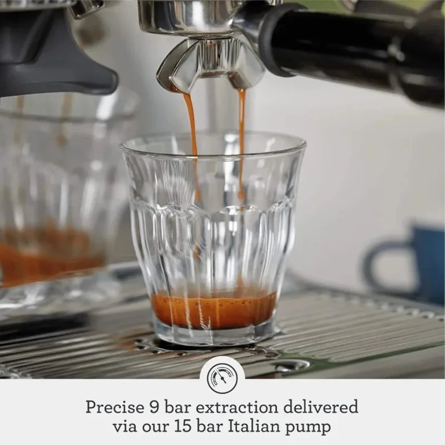 Breville Barista Express Espresso Machine, Brushed Stainless Steel, BES870XL, Large