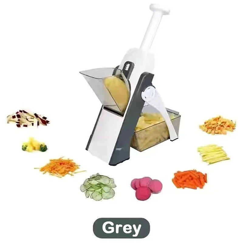 5 in 1 Manual Vegetable Cutter Multifunction Slicer Potatoes Slicer Chopper French Fries Shredders Maker Peelers Kitchen Gadgets